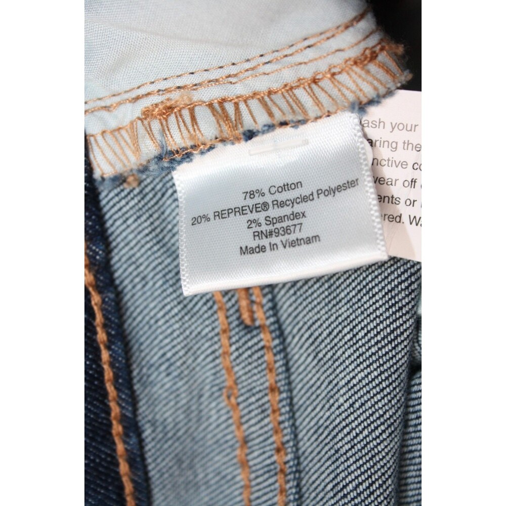 St Johns Bay Blue Jeans Womens sz16P Dark Wash Stretch Denim Casual Hi Rise - Picture 6 of 11
